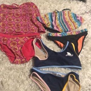 3 girls bikini sets